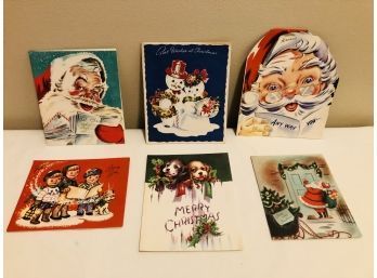 Vintage 1950s Christmas Cards Lot 1