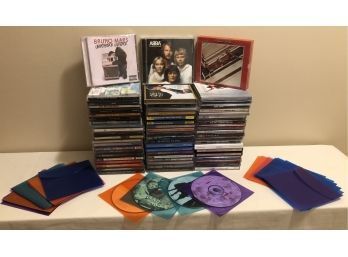 Musical CD Collection & Sleeves (ALL CASES ARE FULL)
