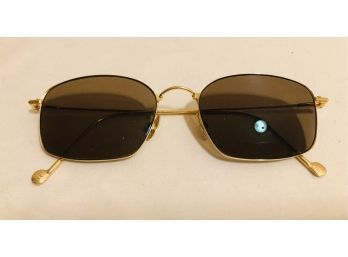 18K Gold Vintage Sunglasses