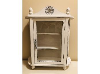 Vintage Distressed Shabby Chic Display Cabinet