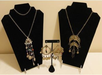 Statement Necklaces & Earrings