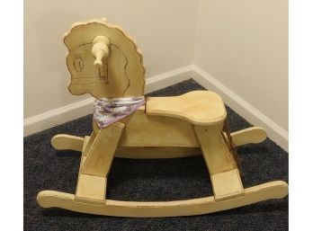 Vintage Hand Painted Rocking Horse