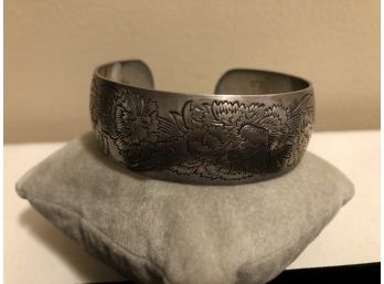Sterling Silver S. Kirk & Son Cuff Bracelet (38.5 Grams)
