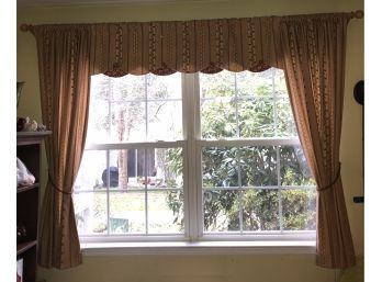Window Treatments & Wooden Rod Set By Country Curtains