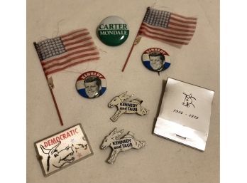 Vintage Political Buttons & Trinkets