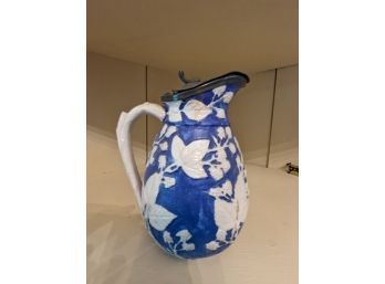 Antique Pitcher With Lid