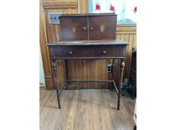 Antique Table With Cabinet