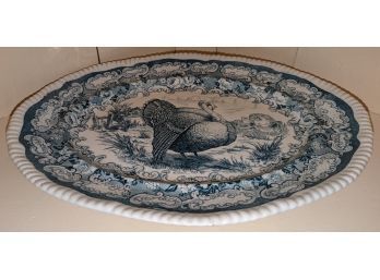 BEAUTIFUL Antique Turkey Platter - Bishop England