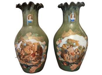 Two Large Antique Vases