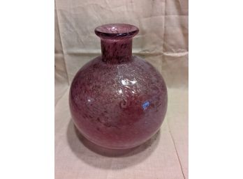 Vintage Monart Glass Vase Made In Scotland
