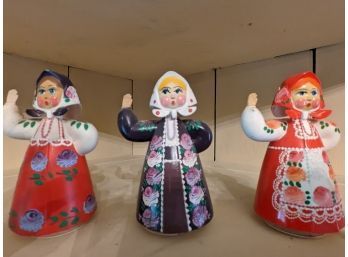 Vintage Russian Dancing Dolls - Head & Body Moves