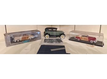 3 Vintage Toy Collectible Cars