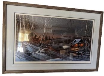 Signed And Numbered Terry Redlin 'evening With Friends'