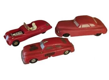 3 Vintage Toy Cars