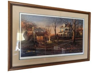 Signed And Numbered Terry Redlin 'The Aroma Of Fall'