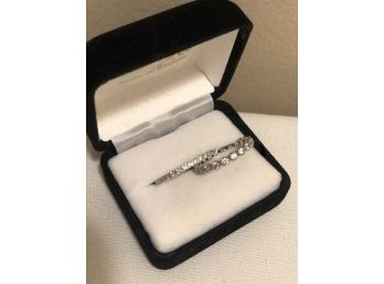 Sterling Silver CZ Stacking Ring Set (4.0 Grams)