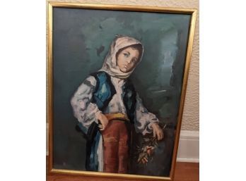 Signed Art Of Woman