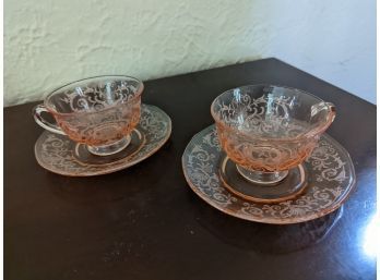 Vintage Teacup & Saucers