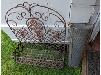 Vintage Metal Basket/rack & More