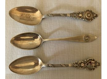 Vintage Sterling Silver Minnesota University Spoons (76 Grams)
