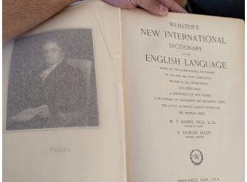 Antique Webster's New International Dictionary -