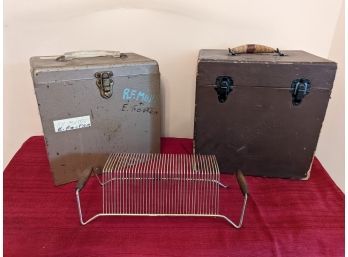 Vintage Record Cases/holder