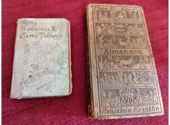 Antique Books - Poor Richard's Almanack By Benjamin Franklin & More