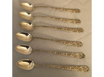 Vintage S. Kirk & Son Sterling Silver Iced Tea Spoons (247 Grams)