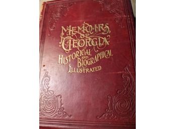 Antique Book - Memoirs Of Georgia Vol I&II - 1895