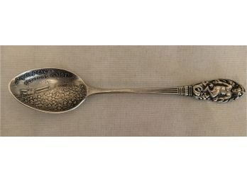 Vintage Sterling Silver Pikes Peak Demitasse Spoon (8.6 Grams)