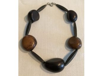Kukui Seed & Wood Artisan Necklace