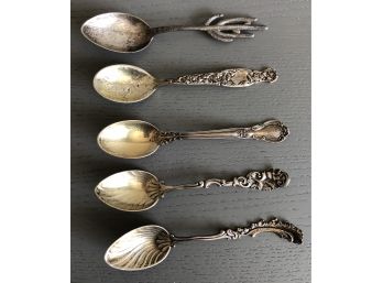 Vintage Sterling Silver Demitasse Spoons (46 Grams)