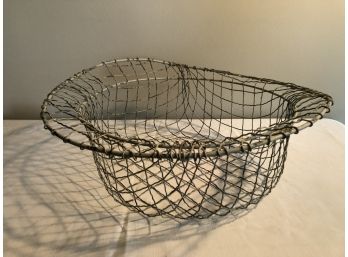 Artisan Handwrought Metal Basket