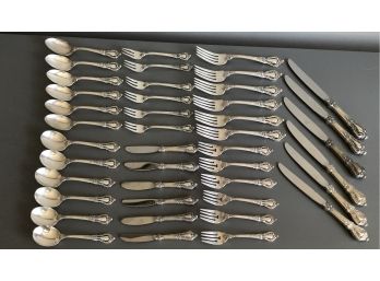 LUNT 42pc Full Service For 6 Sterling Silver Flatware Set
