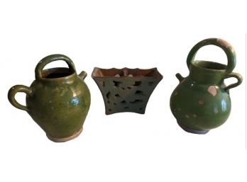 Decorative Jugs & Wall Pocket Pottery Collection