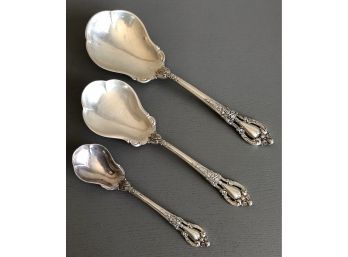 LUNT Sterling Silver Serving Spoons (257 Grams)
