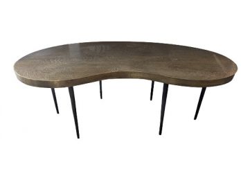 Mid-Century Kidney Shaped Coffee Table - Made In India