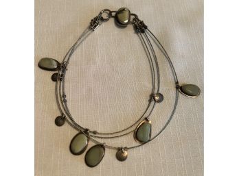 Amazonite Artisan Triple Strand Necklace