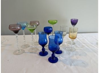 Colorful Glassware Collection Lot 2