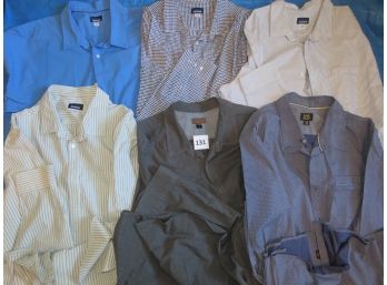 Mens Button-down Shirts, Most Unworn, Size 3XL, #131
