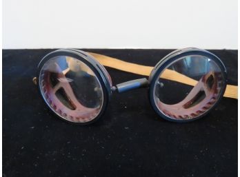 Awesome Vintage Wood-frame Goggles, #88