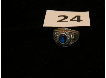 Sterling Silver 1974 Memorial School Man's Ring, #24