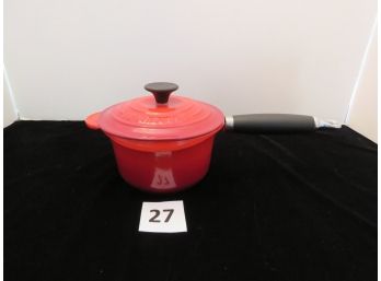 Le Creuset 1-1/4 Quart Covered Saucepan, #27