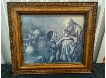 Old Woman And Child Art