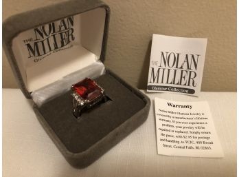 NEW! Designer Nolan Miller Signed Cocktail Ring