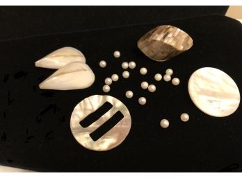 Natural Pearl & Mother Of Pearl Beads & Parts