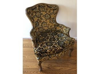 Hollywood Regency Provincial Accent Chair