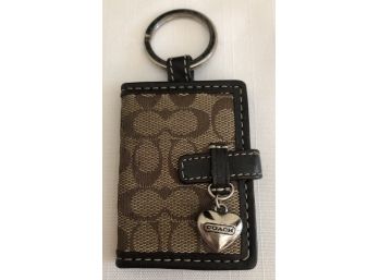 Authentic Signature Coach Picture Holder Keychain