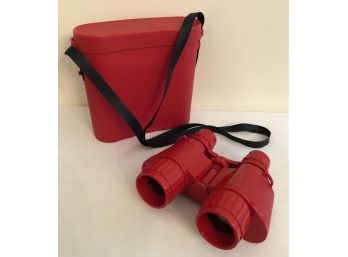 Vintage Navir Binoculars & Case (Italy)