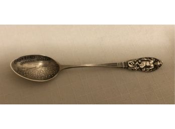 Vintage Sterling Silver Pikes Peak Demitasse Spoon (8.5 Grams)